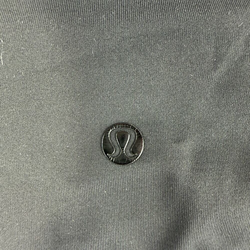 Lululemon Athletica Sz 10 Retreat‎ 7/8 Pants Black Heathered Slate High Rise - Picture 9 of 13
